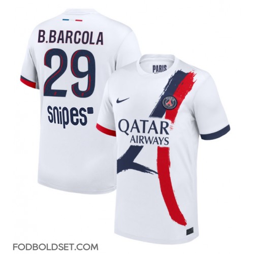 Paris Saint-Germain Bradley Barcola #29 Udebanetrøje 2025-26 Kortærmet Paris Saint-Germain Bradley Barcola #29 Udebanetrøje 2025-26 Kortærmet
